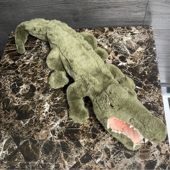 1998 Wildlife Artist Conservation Collection Realistic Crocodile Stuffed - Picture 2 of 7